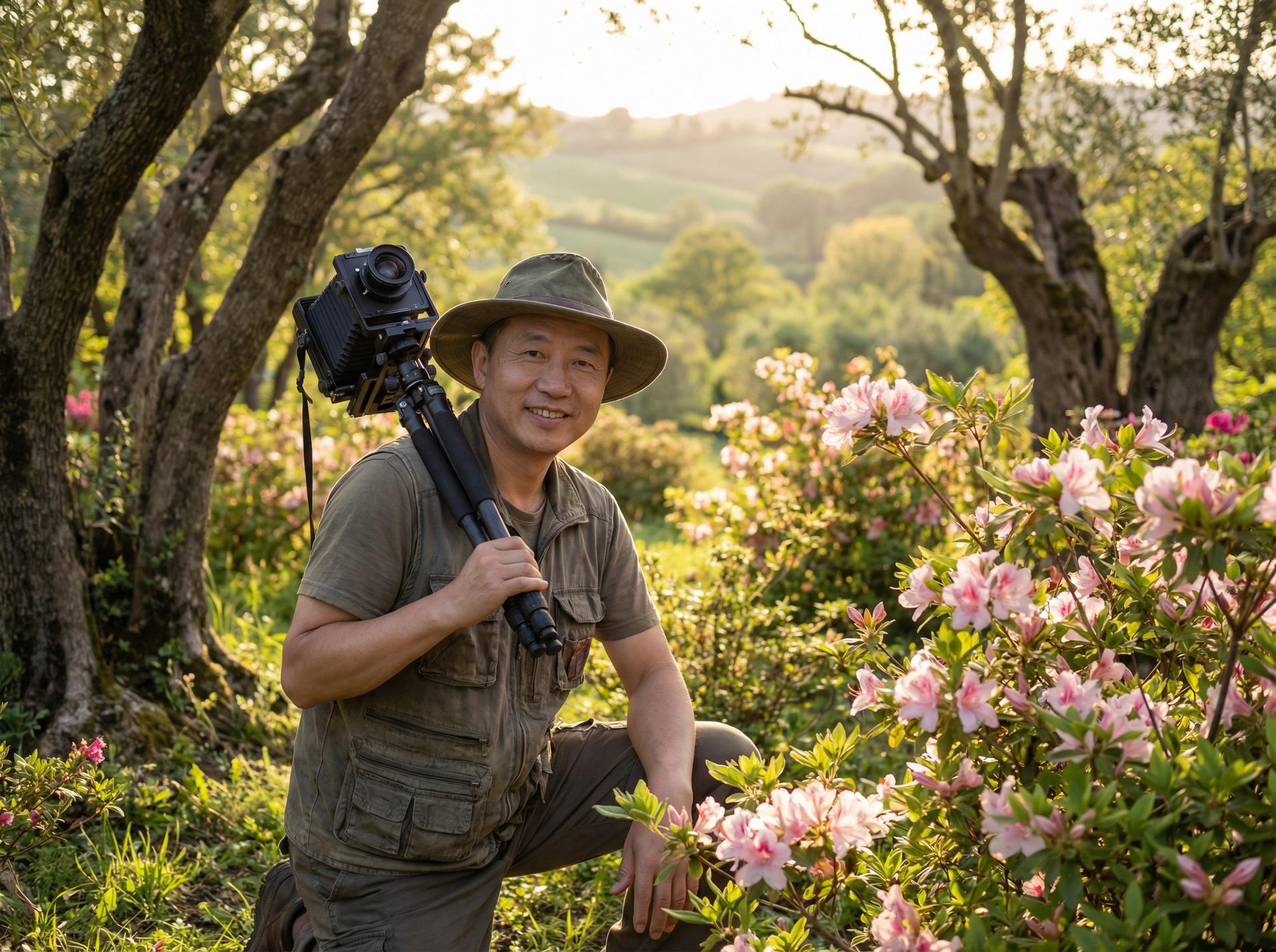 国产视频植物视频摄影师张明辉